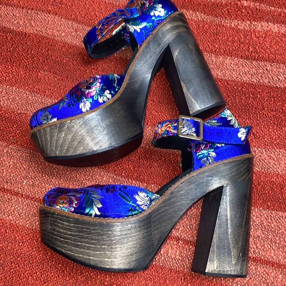 FREE PEOPLE STARLET PLATFORM SZ 38 EU / 7.5 US - Picture 7 of 10